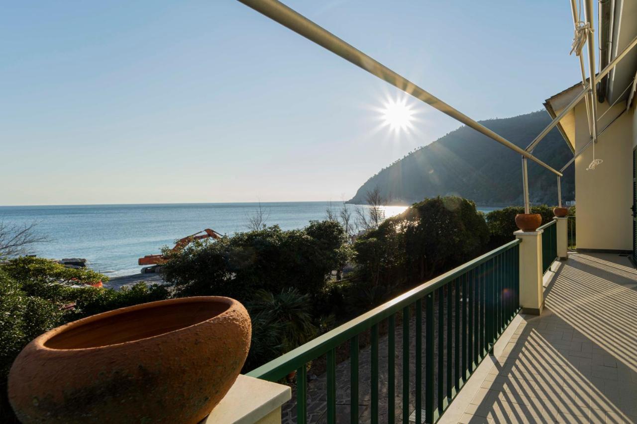 111 - Casa La Secca Vista Mare, 100Metri Dalla Spiaggia E Mare Moneglia Ngoại thất bức ảnh